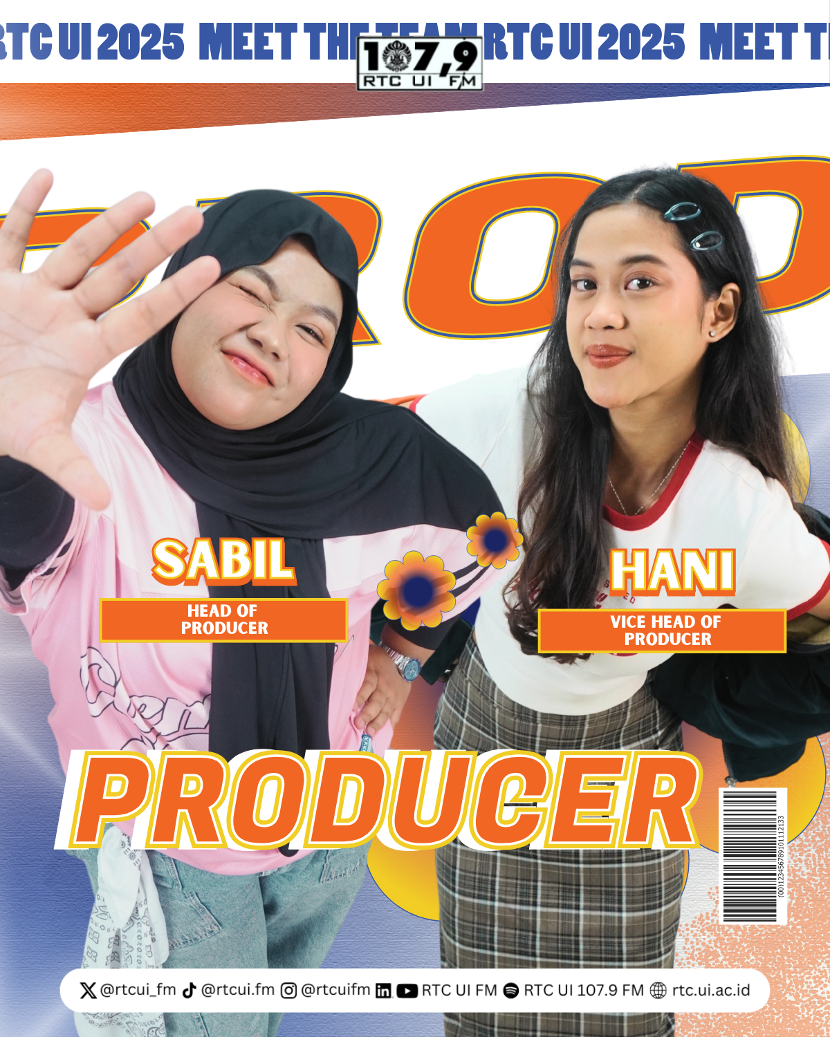 Producer (Head & Vice Head)